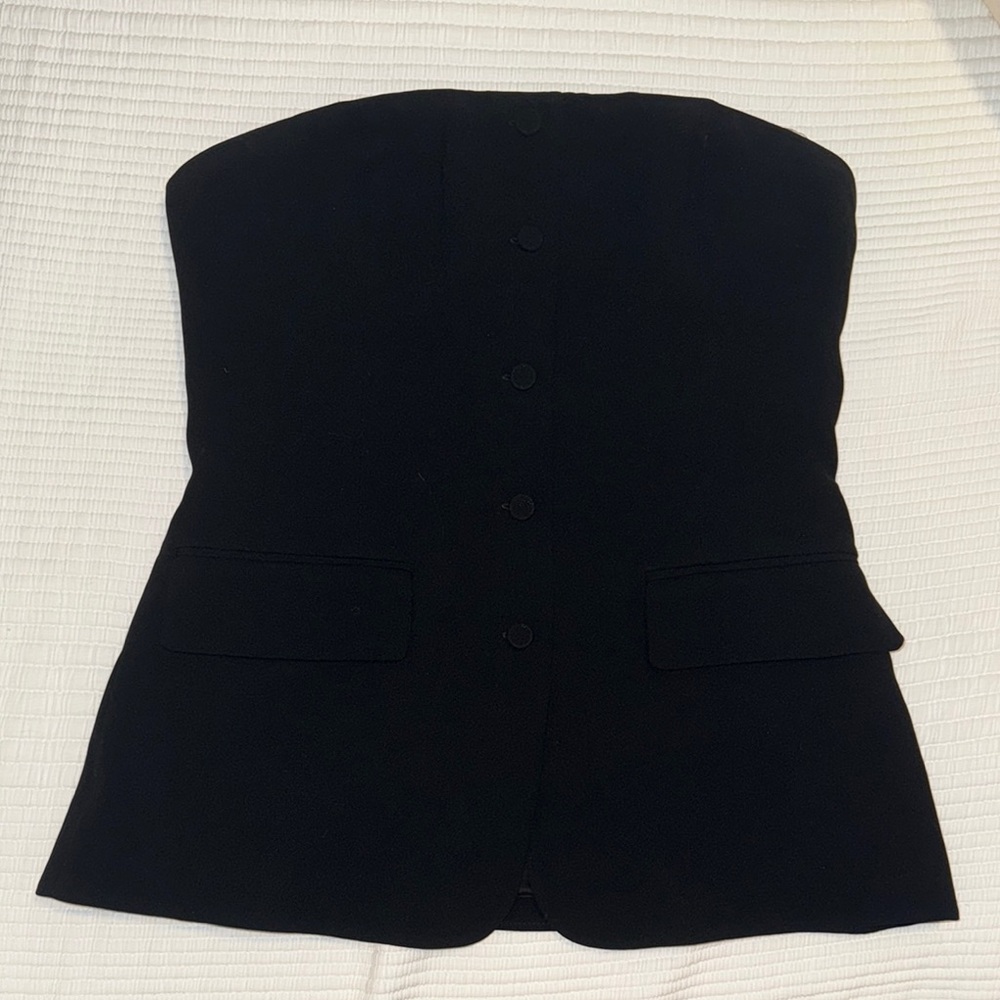 Aritzia Black Babaton Insider Tube Top